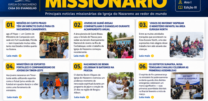 Boletim Missionário - Edição 3 - abr.2026 - Ano I